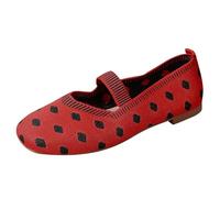 Ballerine da donna, comode, Mary Jane, chiuse, a pois | Scarpe da barca, eleganti, comode, leggere, traspiranti, eleganti