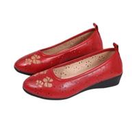Ballerine da donna, comode, Mary Jane, in pizzo, da sera, senza lacci | Scarpe da sposa eleganti e comode, scarpe basse da lavoro, leggere e traspiranti