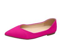 Ballerine da donna comode scarpe piatte per il tempo libero slip on a punta appuntita collo sciolto linea tinta unita suola morbida tacco piatto stile leggero e sobrio primavera estate relax