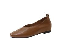 Ballerine da donna eleganti - morbide scarpe da donna piatte in pelle PU scarpe da donna eleganti e comode ballerina per il tempo libero scarpe da ballo slip on décolleté scarpe basse da sposa