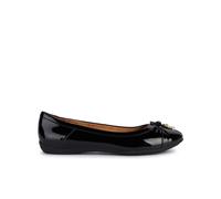 Geox D Charlene C, Balletto Piatto Donna, Nero, 38 EU