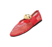 Ballerine da Donna in Rete,Scarpe Jane con Punta Tonda E Cinturino A Rete con Fibbia,Ballerine Comode E Comode per Tutti I Giorni Scarpe da Corsa