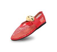Ballerine da Donna in Rete,Scarpe Mary Jane con Punta Tonda E Cinturino A Rete con Fibbia,Ballerine Comode E Comode per Tutti I Giorni Scarpe da Corsa