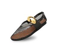 Ballerine da Donna in Rete,Scarpe Mary Jane con Punta Tonda E Cinturino A Rete con Fibbia,Ballerine Comode E Comode per Tutti I Giorni Scarpette Donna