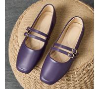 Ballerine da donna in stile francese con punta quadrata, mocassini casual da fate, perfetti da indossare con jeans e abbigliamento da ufficio CN34,CN35,CN36,CN37,CN38,CN39,CN40,CN41,CN42,CN43,CN44,CN4
