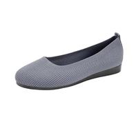 Ballerine da donna piatte in maglia elastica ballerina da donna confortevole mocassino casual scarpe da passeggio running elegante da basket senza lacci sport estate mocassini scarpe comfort slip on