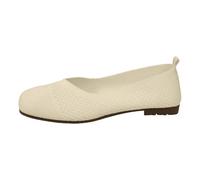 Ballerine da donna, slip-on, scarpe da donna, larghe, per il tempo libero, scarpe estive comode, con suola morbida, comode e comode, da lavoro, per ufficio, tutti i giorni, beige., 37 EU