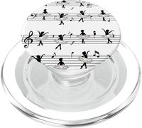 Ballerine Danza Sulla Partitura Come Note Balletto PopSockets PopGrip per MagSafe