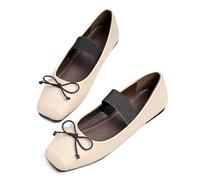 Ballerine Donna Con Fiocco A Maglia Coccodrillo Serpiente Elegante Gotico Punta Quadrata Allacciatura Eleganti Mary Jane Per Jeans Eleganti Lolita Ufficio Appuntamenti Matrimoni Viaggi Ogni Giorno