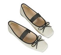 Ballerine Donna Con Fiocco A Maglia Coccodrillo Serpiente Elegante Gotico Punta Quadrata Allacciatura Eleganti Mary Jane Per Jeans Eleganti Lolita Ufficio Appuntamenti Matrimoni Viaggi Ogni Giorno