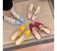 Ballerine Eleganti Con Fiocco E Cinturino Strass Chic Comfort Estivo CF42536