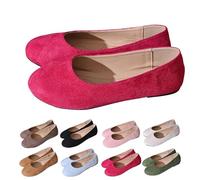 Ballerine eleganti da donna, Mary Jane, in pizzo, da sera, senza lacci | Pantofole eleganti e comode, leggere, traspiranti, piatte, antiscivolo