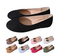 Ballerine eleganti da donna, Mary Jane, in pizzo, da sera, senza lacci | Pantofole eleganti e comode, leggere, traspiranti, piatte, antiscivolo