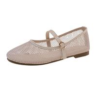 Ballerine Eleganti Donna Eleganti Scarpe Basse Donna | Ecopelle Antigraffio Foderata Internamente per Routine In Ufficio o Giorno Feriale in Autunno con Suola Piatta e Tacco Basso