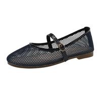 Ballerine Eleganti Donna Eleganti Scarpe Basse Donna | Ecopelle Antigraffio Foderata Internamente per Routine In Ufficio o Giorno Feriale in Autunno con Suola Piatta e Tacco Basso