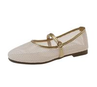 Ballerine Eleganti Donna Eleganti Scarpe Basse Donna | Ecopelle Antigraffio Foderata Internamente per Routine In Ufficio o Giorno Feriale in Autunno con Suola Piatta e Tacco Basso