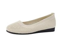 Ballerine, Eleganti Scarpe da Donna A Punta con Fiocco, Slip-On, Scarpe Piatte in Tessuto A Maglia, Leggere, Comode, Estive Morbide, con Plantare Morbido Scarpe Estive Donna