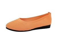 Ballerine, Eleganti Scarpe da Donna A Punta con Fiocco, Slip-On, Scarpe Piatte in Tessuto A Maglia, Leggere, Comode, Estive Morbide, con Plantare Morbido Scarpe Estive Donna