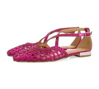 Ballerine in Pelle Blu con INTRECCI per Donna LESKOVIC