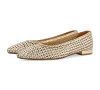 Ballerine in Pelle Intrecciata Bicolor con Punta Sottile per Donna Atherton
