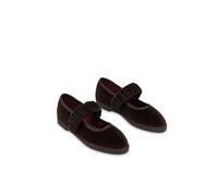 Ballerine in velluto Mafalda Marrone 36