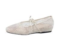 Ballerine Mary Jane Donna Comoda Scarpe Comode Eleganti | Ecopelle Antigraffio Foderata Internamente per Routine In Ufficio o Giorno Feriale in Autunno con Suola Piatta e Tacco Basso