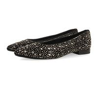 Ballerine Nere con Cristalli di Strass da Donna kannus