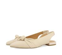 Ballerine Scarpe A Punta Nere in Pelle con Dettaglio di Nodo per Donna IBALLE