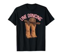 Ballerino Country Cappello Da Cowboy Stivali Line Dance Maglietta