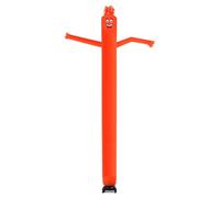 Ballerino gonfiabile, 6 m, 750 W, 230 V, spina europea, per esterni, statuetta da danza, nero, arancione, poliestere, per promozioni, eventi, fiere