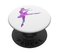 Ballerino unico danza collage arte danza teatro musica PopSockets PopGrip Adesivo