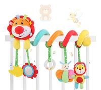 Ballery Giocattolo Appeso a Spirale per Bambini, Peluche Morbido e Sicuro, Giocattolo Educativo con Sonagli per Passeggino, Lettino e Auto, Tonalità Pastello