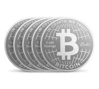 Ballet Bitcoin Cold Storage - Portafoglio hardware inhackabile in acciaio inossidabile - Bitcoin Coin., Arancione, Bitcoin Coin 5