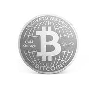 Ballet Bitcoin Cold Storage - Portafoglio hardware inhackable in acciaio inossidabile - Bitcoin Coin, arancione, Bitcoin Coin 2