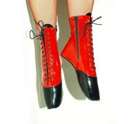 Ballet Boots Vernice PU Produttore Poland -heels 0cm-grobe 42-47 fs1120