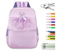 Ballet Dance Backpack, Princess Dress School Bags, Cute Ballet Dance Daypack, Casual Bag for Hiking, Travel Backpack for Girls, Kids Ballet Dance Gear, Stylish Dance School Bag, Outdoor Ballet Dance