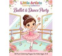 Ballet & Dance Party: Kids coloring book