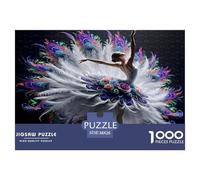 Ballet Dancer Feather Quality Paper Material Excellent Hobby for Quiet Time, Weekends And Holiday Relaxation 38x26cm/1000pcs