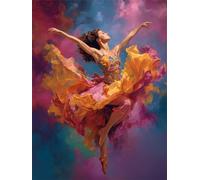 Ballet Girl 1500 Piece Jigsaw Puzzles for Adults, Colourful, Challenging & Brainteasing Adult puzzles 1500 Pieces Dancer, Fun jigsaws for The Whole Family 34x22 inch