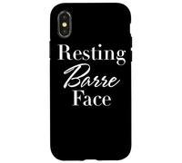 Ballet - Resting Barre Face - Ballerina Workout Adult Joke Custodia per iPhone X/XS