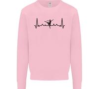 Balletto Ballerina Ecg Danza Ballerina Pulse Bambini Felpa Maglione