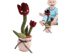 Balling Flower - Dancing Flowers Toy, Wriggle Che Canta Le Rose Fiori | Interactive Electric USB accusa i Giocattoli per l'apprendimento educativo per Il Festival di Natale di Compleanno