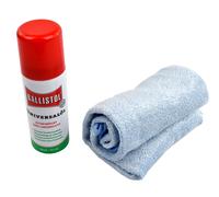 Ballistol Spruzzo Meccanico per Kickerstangen Incl. Panno Microfibra