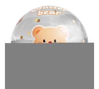 Ballo da spiaggia | Ball sulla spiaggia trasparente | Calcio | Palla pvc aufblastable 60 cm grande d'acqua trasparente per bambini per bambini divertimento estate beach giardino parco piscina per