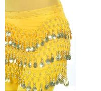 Ballo di Pancia Sciarpe Hip Skirt, Moda danza del ventre catena in vita costume monete gonna cintura avvolgere l'anca abbigliamento da palcoscenico professionale abbigliamento da ballo for ragazze e d