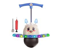 Ballo Di Salto - Ballo Per Bambini Regolabili Per Bambini | Palla Da Salto Con Manico, Rimbalzare La Palla Da Tramoggia, Attrezzatura Illuminata Con Orecchie Da Coniglietto Giochi Per Jumper Corda Reg