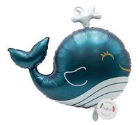 balloa Palloncino XXL a forma di balena, subacquea, con motivo animale, a elio, per compleanni dei bambini, decorazione per feste, mare, regalo di compleanno, animale marino, palloncino animale, pesce