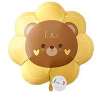 balloa Palloncino XXL a forma di orso, a elio, decorazione con animali della foresta, per feste, compleanni dei bambini, regalo per foresta, decorazione per feste di compleanno, decorazione della