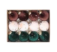 Balloni Natalizi Di Shatterproof, Palle Di Natale In Velluto, Set Di Palline Per Alberi Per Le Vacanze, Con Design A Propulsione, Elegante E Senza Temp-o, 18x24x7cm, Per Il Ringraziamento, Casa, Feste