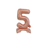 "Balloon - Amscan - Numero 5 - 38 cm - Oro rosa - Decorazione per feste"